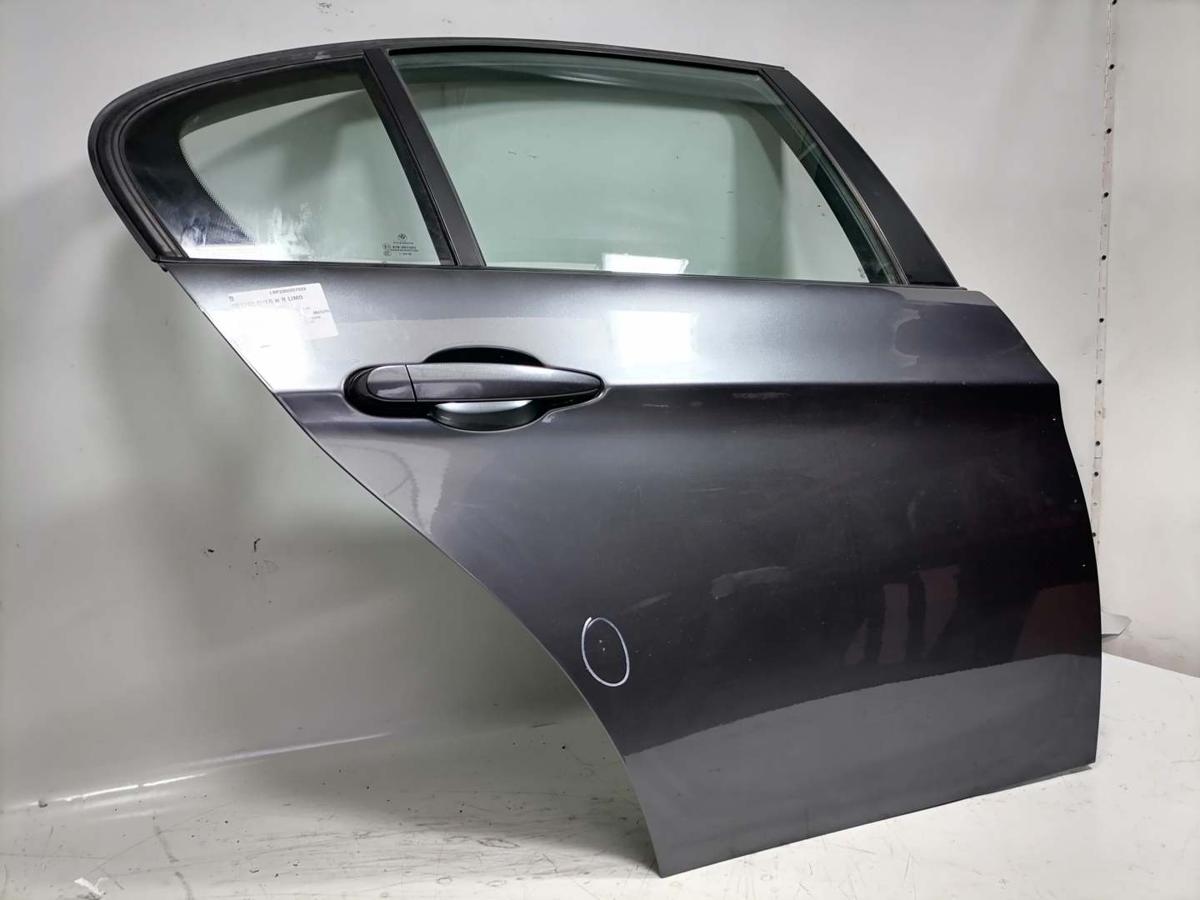 BMW 3er E90 original Tür hinten rechts A22 Sparkling Graphite Rohbau Limo BJ06